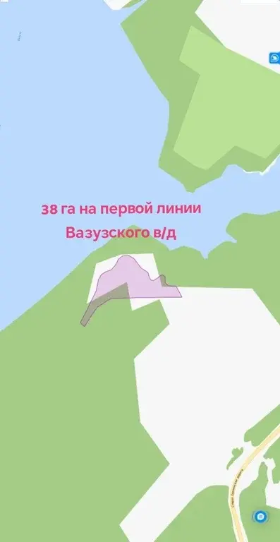 Продажа 38 га на первой линии Вазузского Тверская обл.Зубцовский р-н - Фото 1