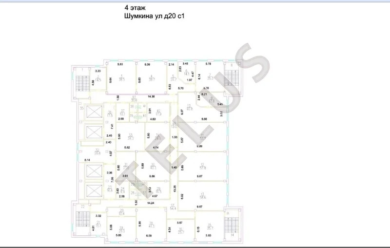 м. Сокольники, ул. Шумкина, 8350 м2, Бизнес-центр (ном. объекта: 8027) - Фото 14