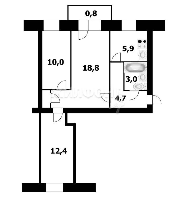 Продажа квартиры, Новосибирск, ул. Блюхера - Фото 4