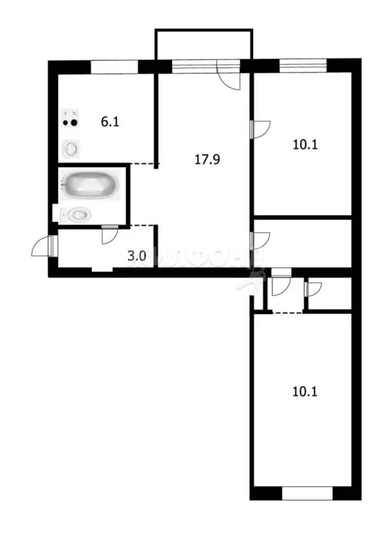 Продажа квартиры, Новосибирск, ул. Гоголя - Фото 14