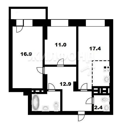 Продажа квартиры, Новосибирск, ул. Лескова - Фото 29