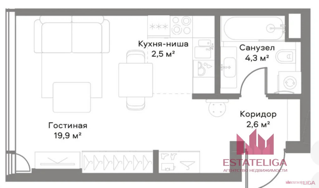 Продажа квартиры в новостройке, м. Белорусская, 3-я улица Ямского Поля - Фото 0