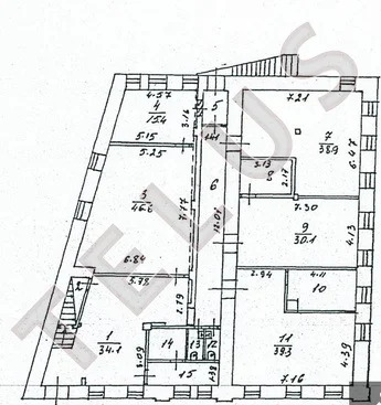 м. Тургеневская, Кривоколенный переулок, 1 099 м2, Здание (ном. ... - Фото 8