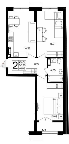 Продажа квартиры в новостройке, Севастополь, ул. Мате Залки - Фото 1