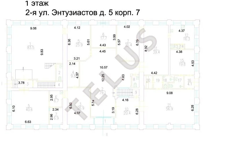 МЦК Андроновка, 2-я Энтузиастов ул., 1195 м2, Здание (ном. объекта: ... - Фото 20