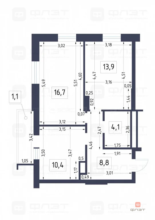Продажа квартиры, Казань, проезд. Детский - Фото 20