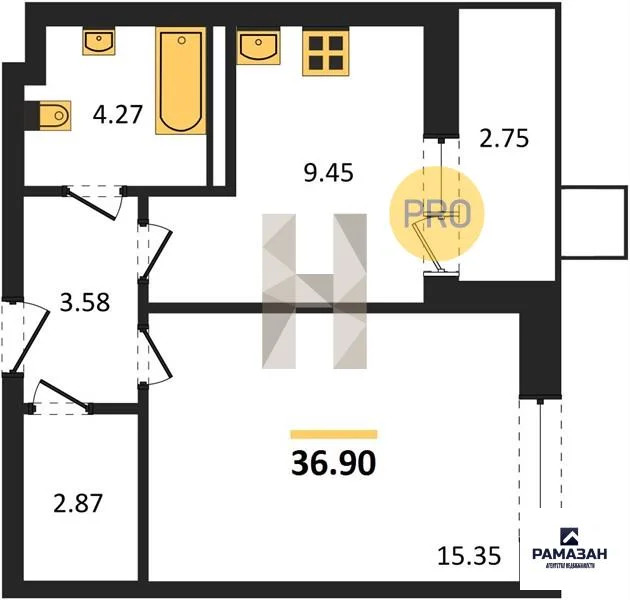 Продажа квартиры в новостройке, Казань, м. Горки, ул. Патриса Лумумбы - Фото 1