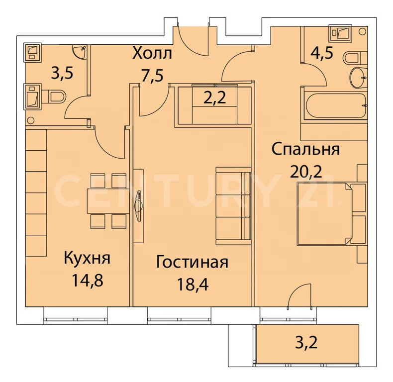 Продажа квартиры, м. Шелепиха, Шелепихинская наб. - Фото 21