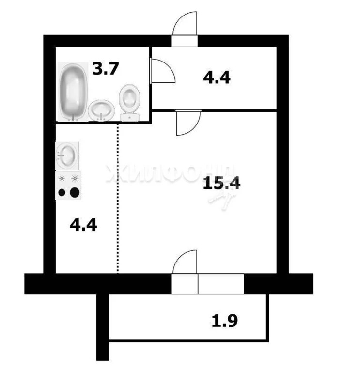 Продажа квартиры, Новосибирск, ул. Бородина - Фото 8