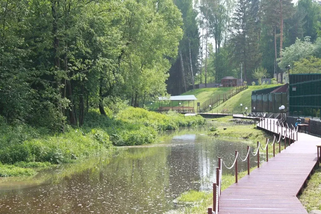 Лесной участок у воды в поселке на Новорижском ш. 10 км от МКАД - Фото 0