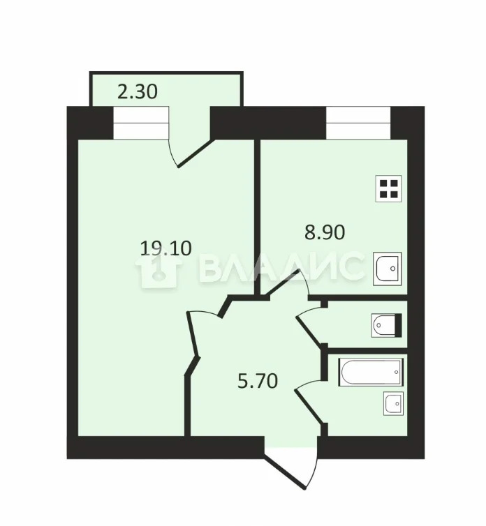 Санкт-Петербург, проспект Просвещения, д.53к1, 1-комнатная квартира на ... - Фото 5