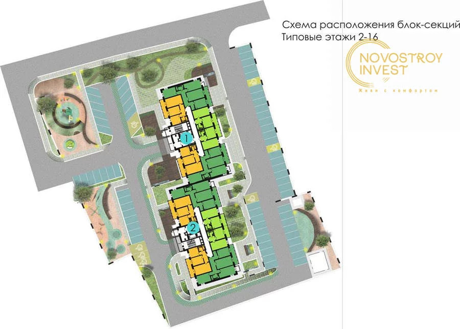 Green park 1. Жилой комплекс Грин парк Красноярск. Грин парк блок 6 секция 7. ЖК Грин парк Красноярск планировка. Грин парк блок 6 план секций.