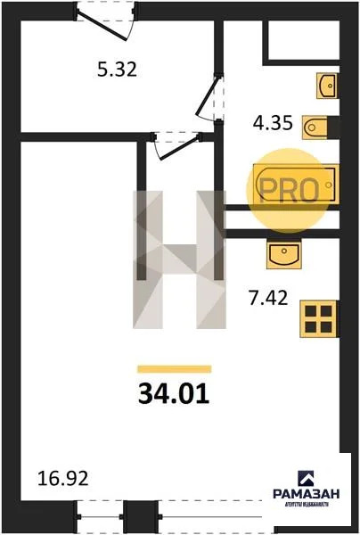 Продажа квартиры в новостройке, Казань, м. Проспект Победы, ... - Фото 1