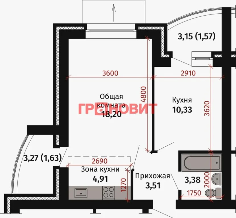 Продажа квартиры, Элитный, Новосибирский район, Фламинго - Фото 2