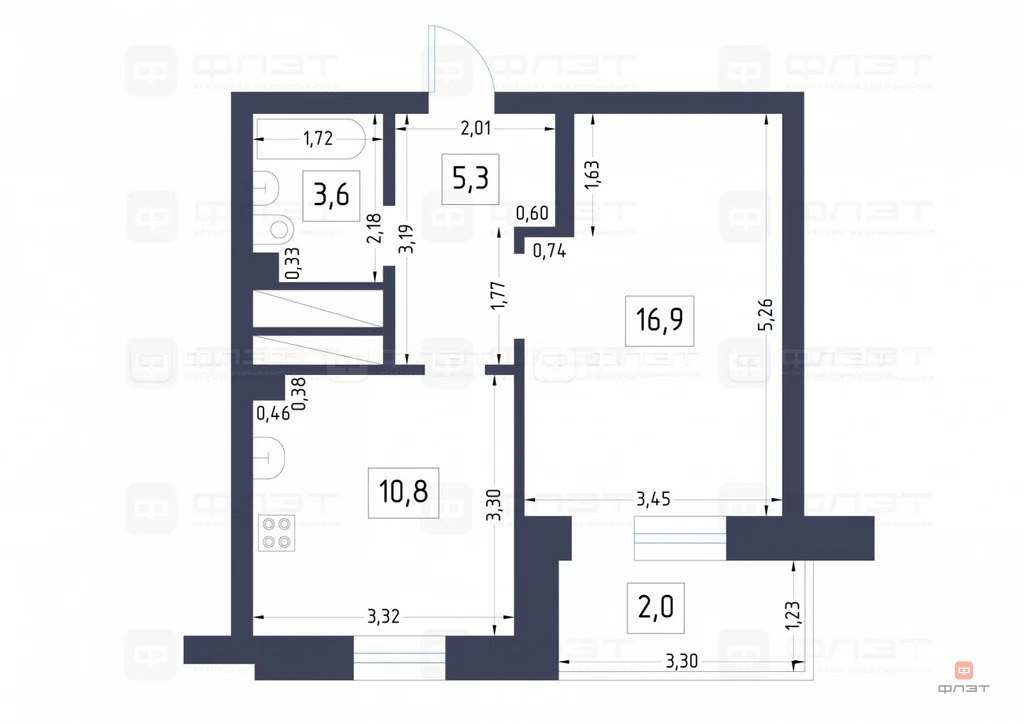 Продажа квартиры, Казань, ул. Тансык - Фото 13