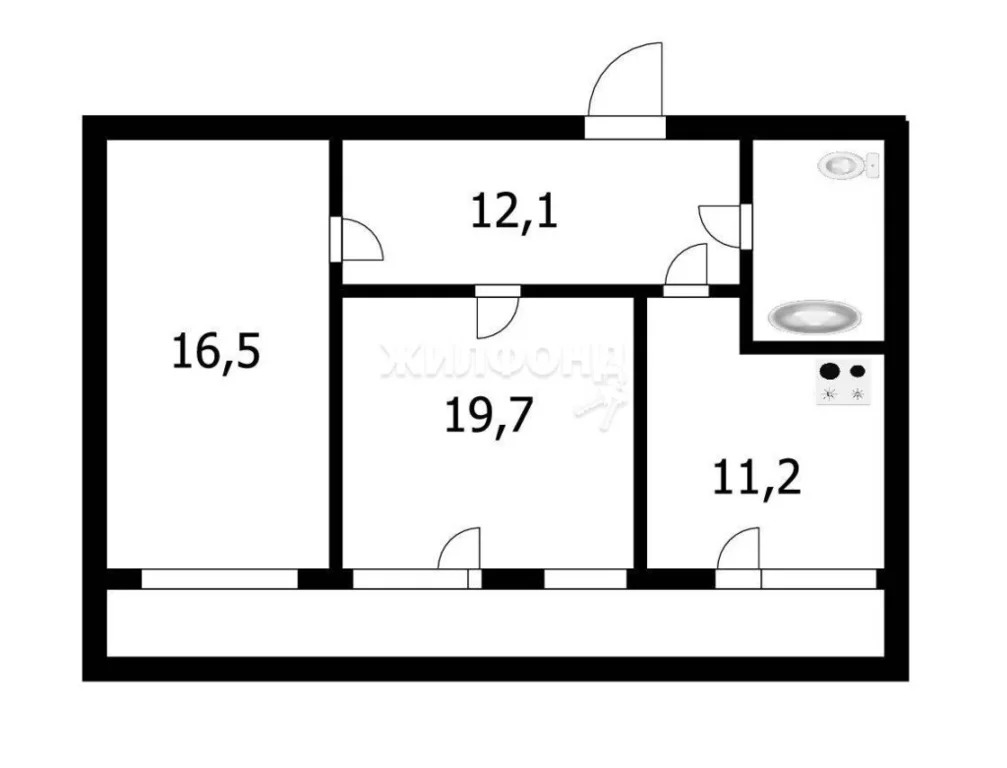 Продажа квартиры, Новосибирск, ул. Трудовая - Фото 15