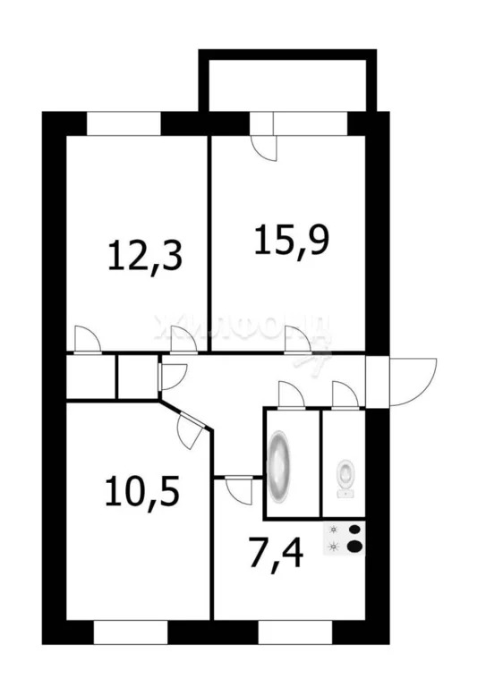 Продажа квартиры, Новосибирск, Палласа - Фото 17