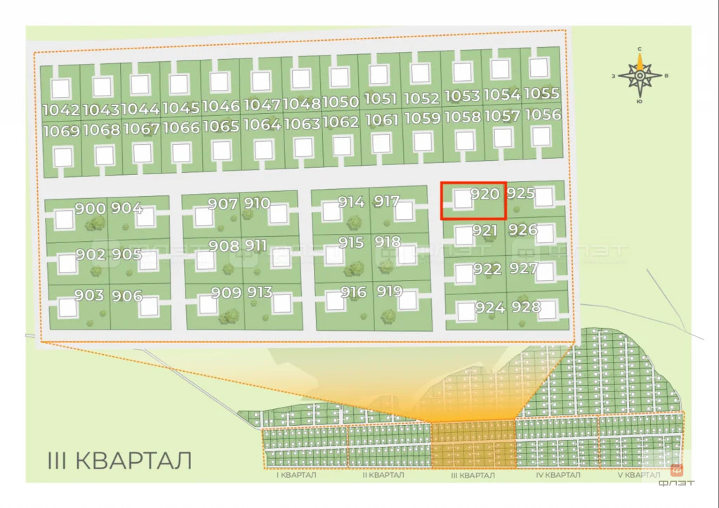 Продажа участка, Чубарово, Высокогорский район, дом 920 - Фото 1