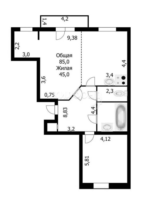 Продажа квартиры, Новосибирск, ул. Некрасова - Фото 24