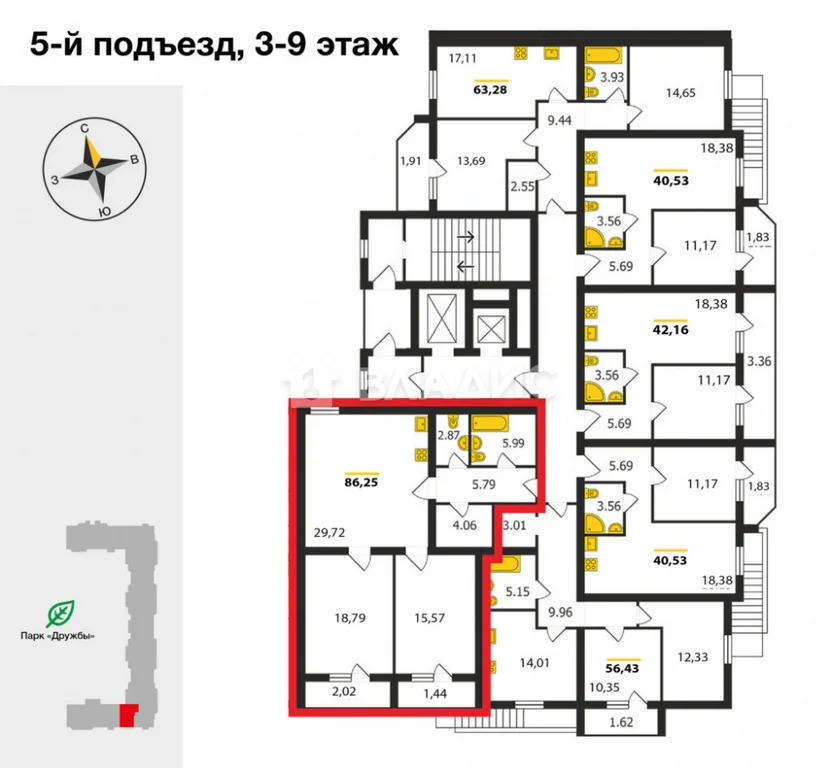городской округ Владимир, улица Верхняя Дуброва, д.32В, 2-комнатная ... - Фото 1