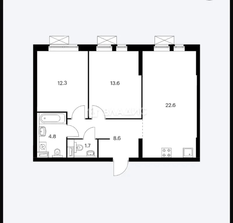 Москва, улица Михайлова, д.30Ак4, 2-комнатная квартира на продажу - Фото 18