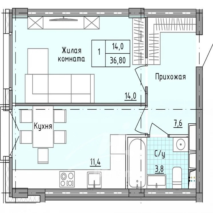 Продажа квартиры, Солнечногорск, Солнечногорский район, Парковый б-р. - Фото 18