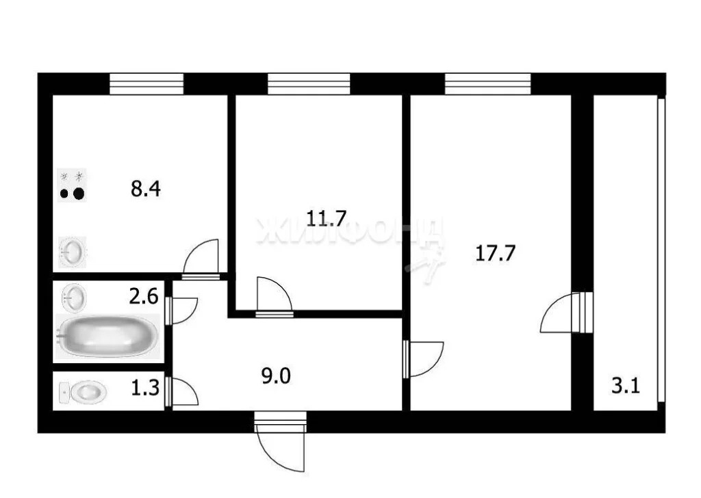 Продажа квартиры, Верх-Тула, Новосибирский район, ул. Жилмассив - Фото 0