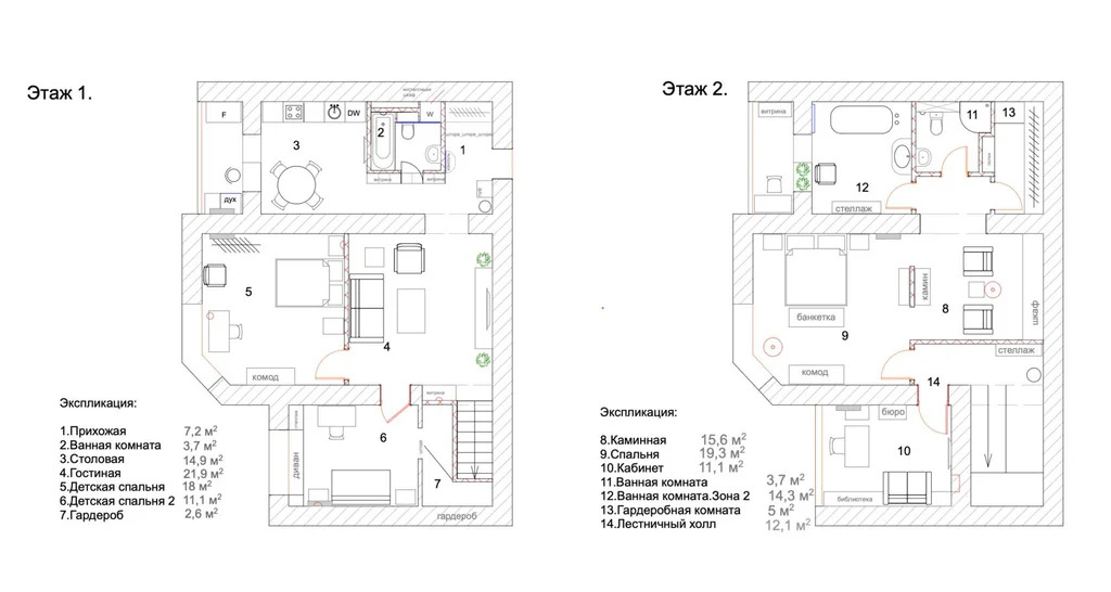 Продажа двухуровневой квартиры 167 м2 у Мичуринского проспекта - Фото 3