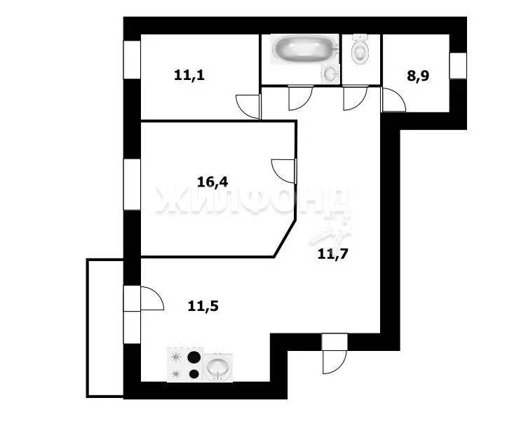 Продажа квартиры, Новосибирск, ул. Выборная - Фото 24