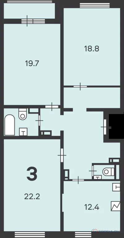 Продажа квартиры, Кварцевая улица - Фото 6