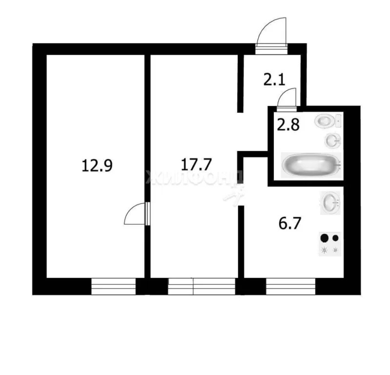 Продажа квартиры, Новосибирск, ул. Дуси Ковальчук - Фото 0