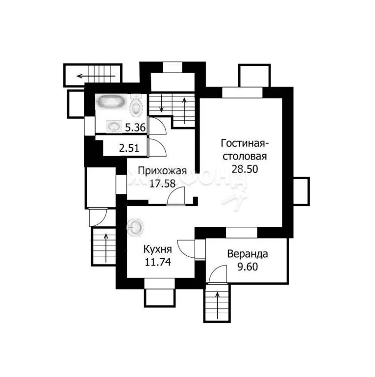 Продажа дома, Алексеевка, Новосибирский район, Береговой пер. - Фото 17