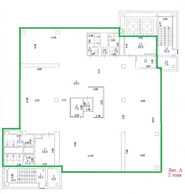Аренда офиса 594.1 м2 - Фото 3