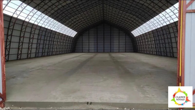 Сдается арочный неотапливаемый ангар, площадью 1500 кв - Фото 1