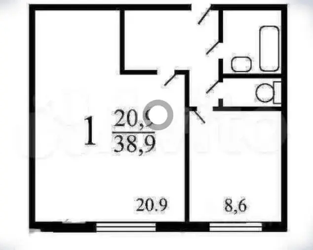1-ка, Строгинский бульвар,д26,к1 - Фото 4