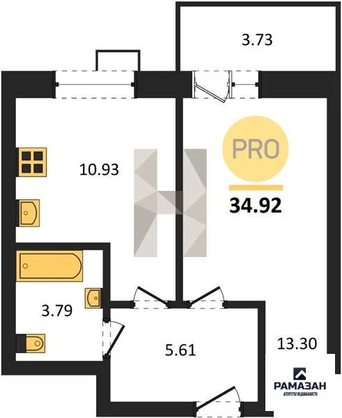 Продажа квартиры в новостройке, Казань, м. Яшьлек, Фатыха Амирхана ул. - Фото 1