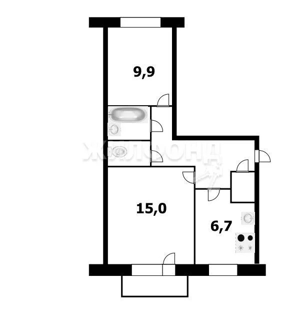 Продажа квартиры, Новосибирск, ул. Выборная - Фото 19