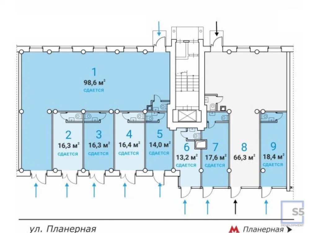 Аренда торгового помещения, м. Планерная, ул. Планерная - Фото 1