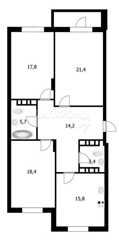 Продажа квартиры, Новосибирск, ул. Кошурникова - Фото 24