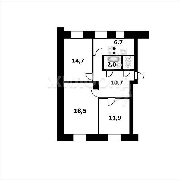 Продажа квартиры, Новосибирск, ул. Ленина - Фото 21