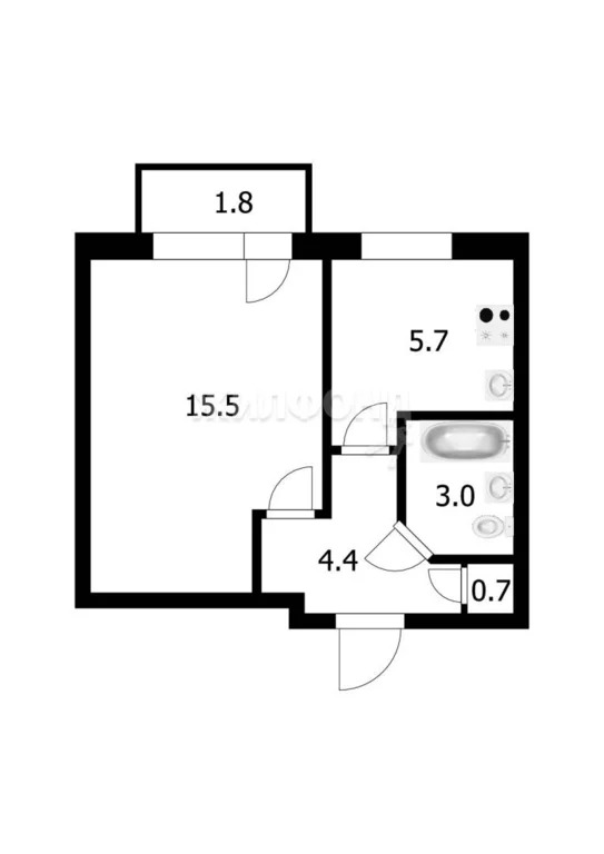 Продажа квартиры, Тулинский, Новосибирский район, ул. Мира - Фото 1