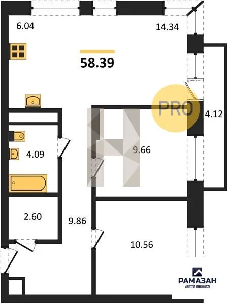 Продажа квартиры в новостройке, Казань, м. Проспект Победы, ... - Фото 1
