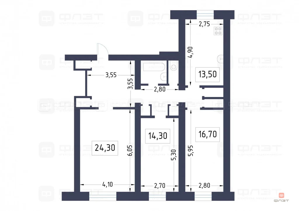 Продажа квартиры, Казань, ул. Теплично-комбинатская - Фото 28