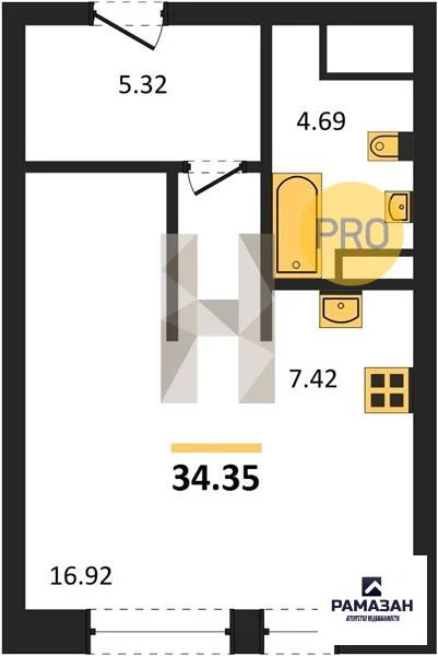 Продажа квартиры в новостройке, Казань, м. Проспект Победы, ... - Фото 1