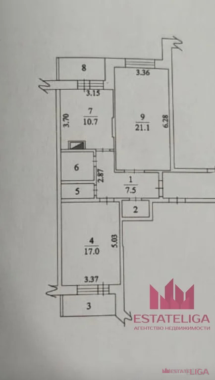 Продажа квартиры, Домодедово, Домодедово г. о., улица Кирова - Фото 8
