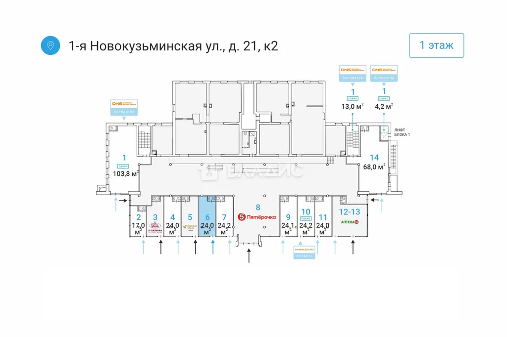 Торговое на продажу, Москва, 1-я Новокузьминская улица - Фото 6