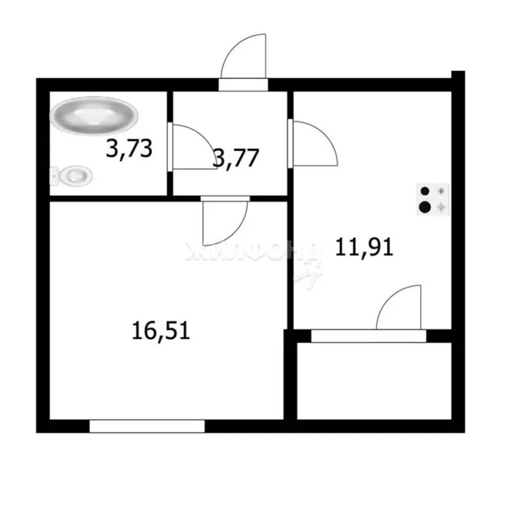 Продажа квартиры, Элитный, Новосибирский район, Фламинго - Фото 17