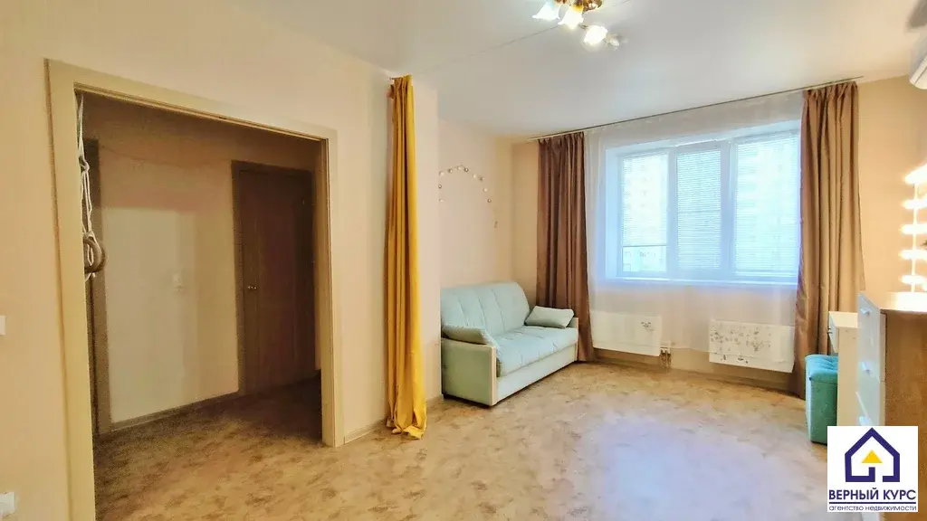 1-к. квартира, 43,7 м, 4/17 эт. - Фото 3