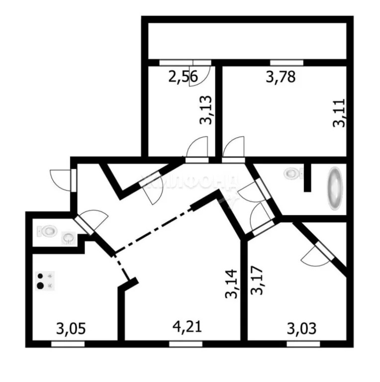 Продажа квартиры, Новосибирск, ул. Октябрьская - Фото 27