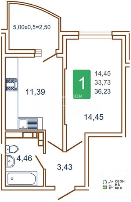 Продажа квартиры, Краснодар, им. Кирилла Россинского ул. - Фото 8